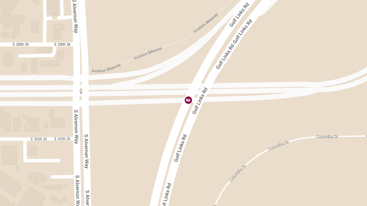 Injury Collision Reported on Golf Links Rd at Aviation PkwyAZ-210