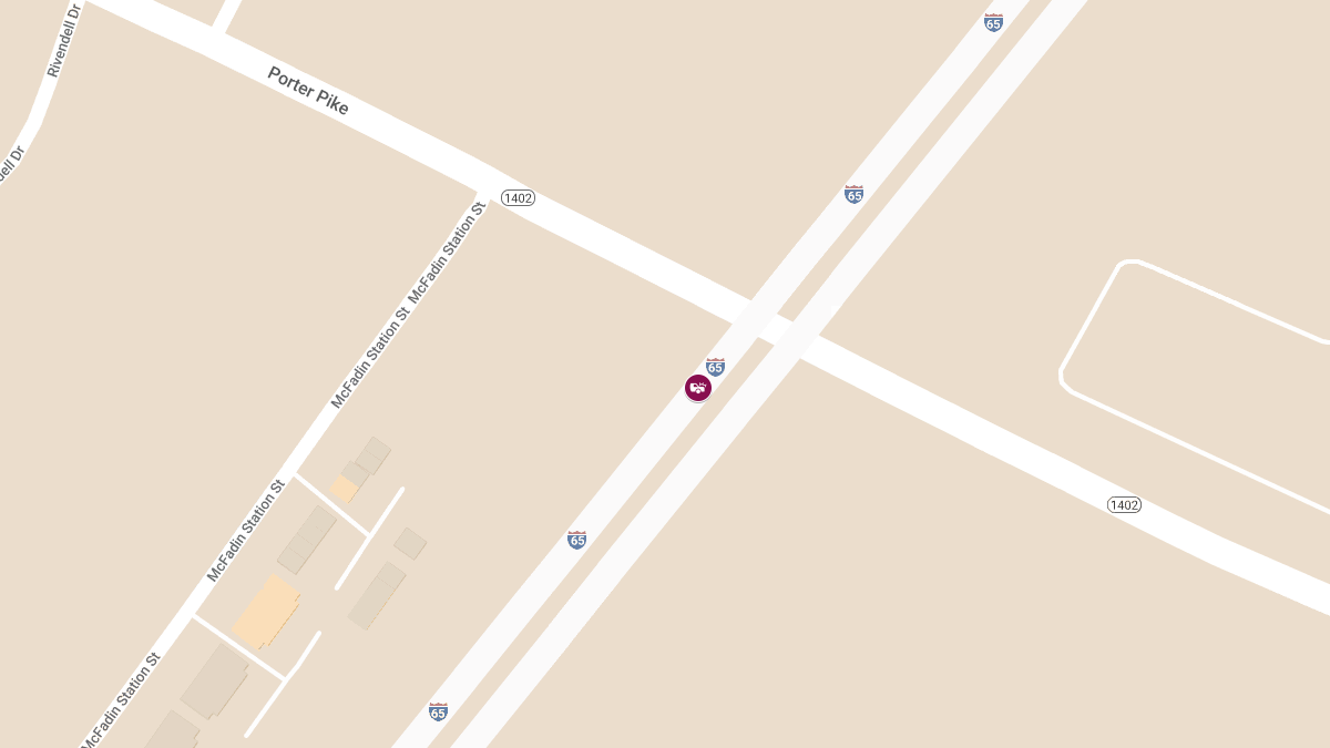 Injury Collision Reported on I-65 NB at MM 33/4