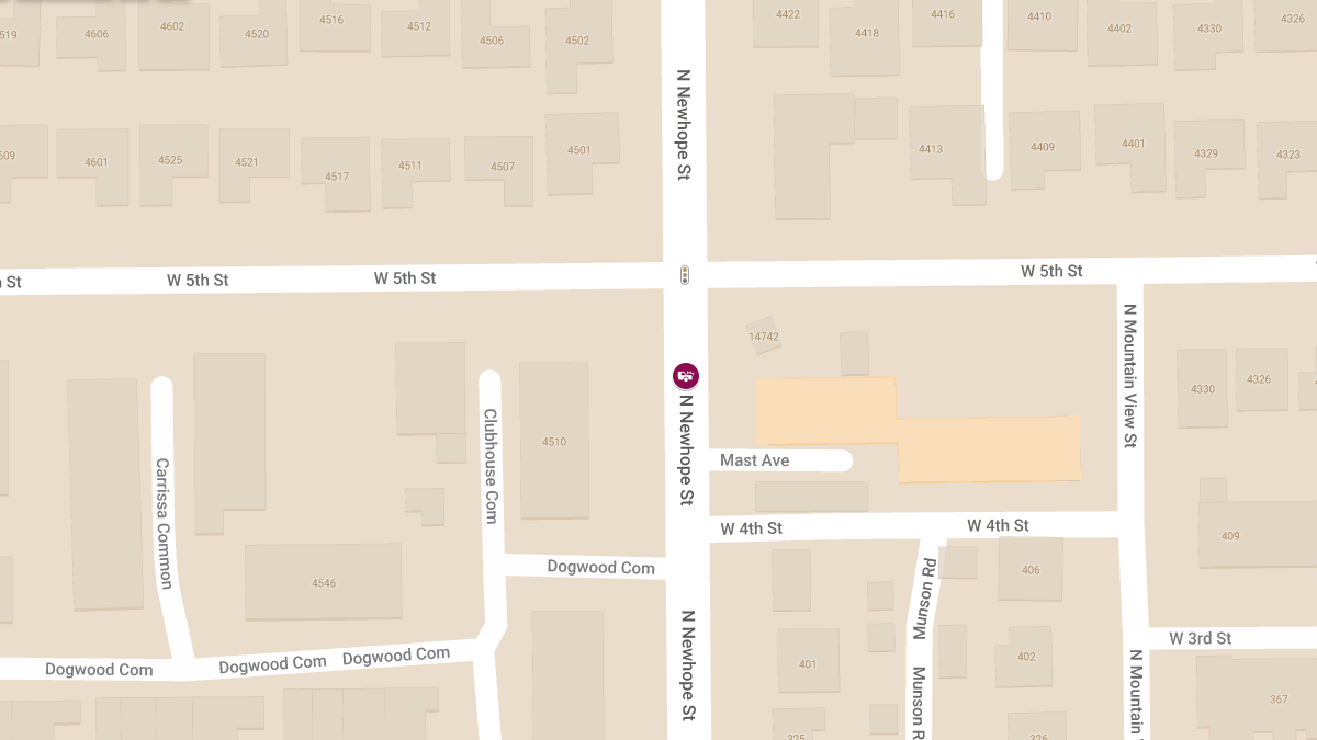 Injury Collision at 14732 N Newhope St