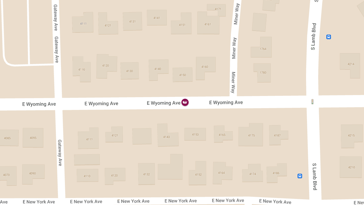 Injury Collision at 4140 E Wyoming Ave
