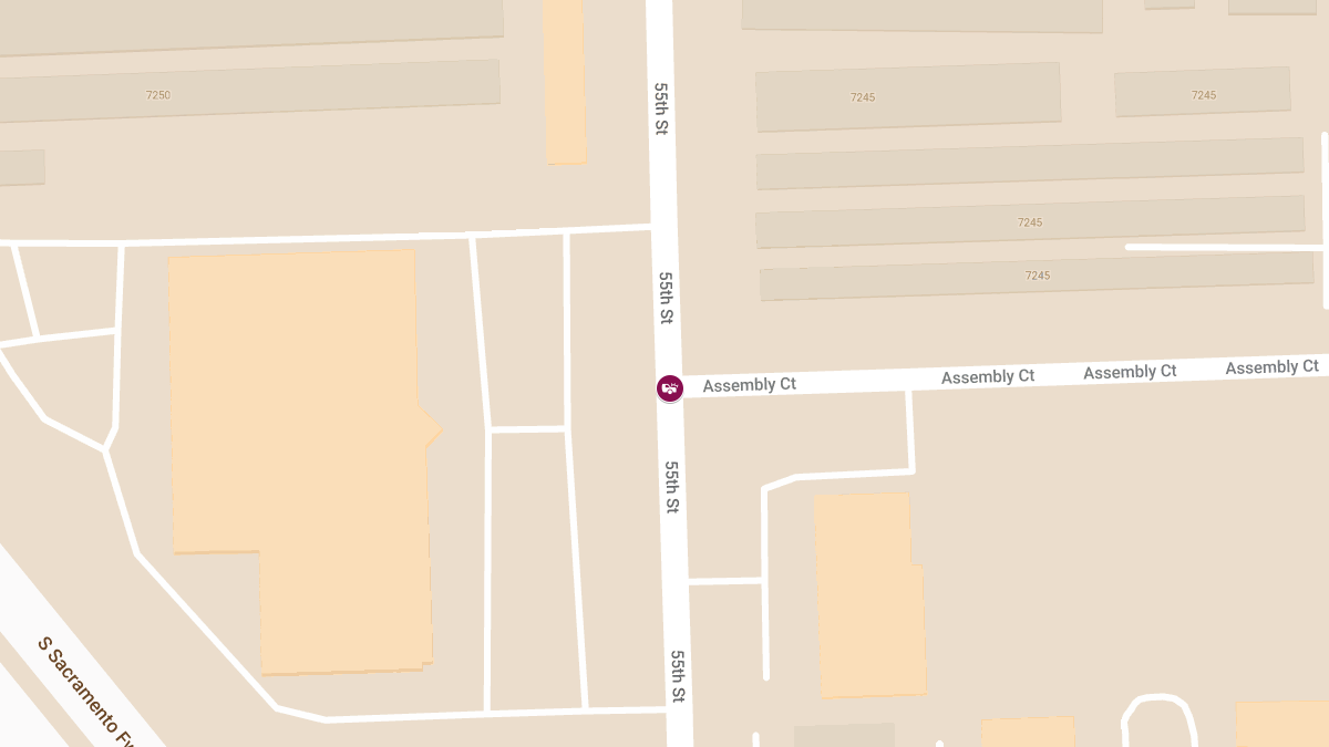 Injury Collision at 55th St and Assembly Ct