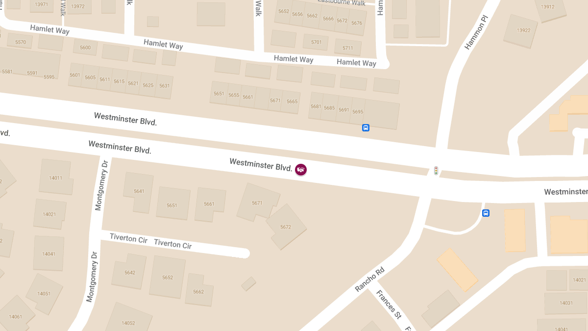 Injury Collision at 5698 Westminster Blvd