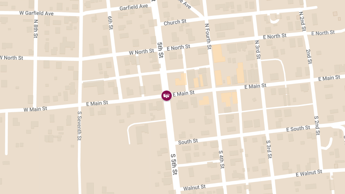 Injury Collision at 5th St & Main St