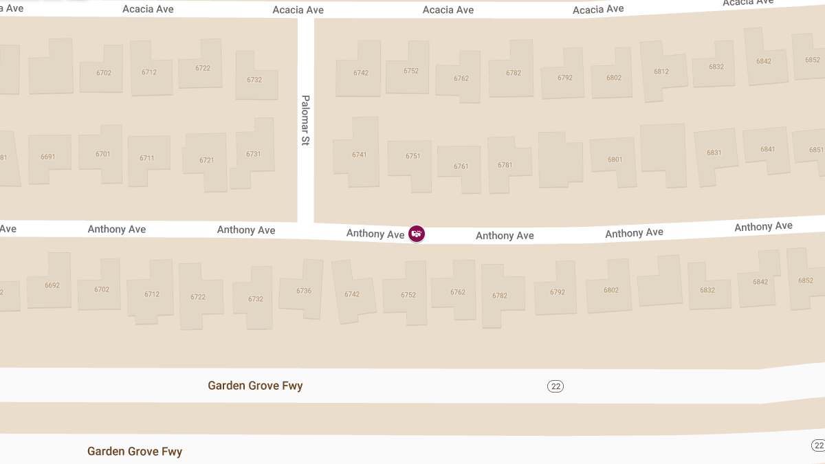 Injury Collision at 6802 Anthony Ave
