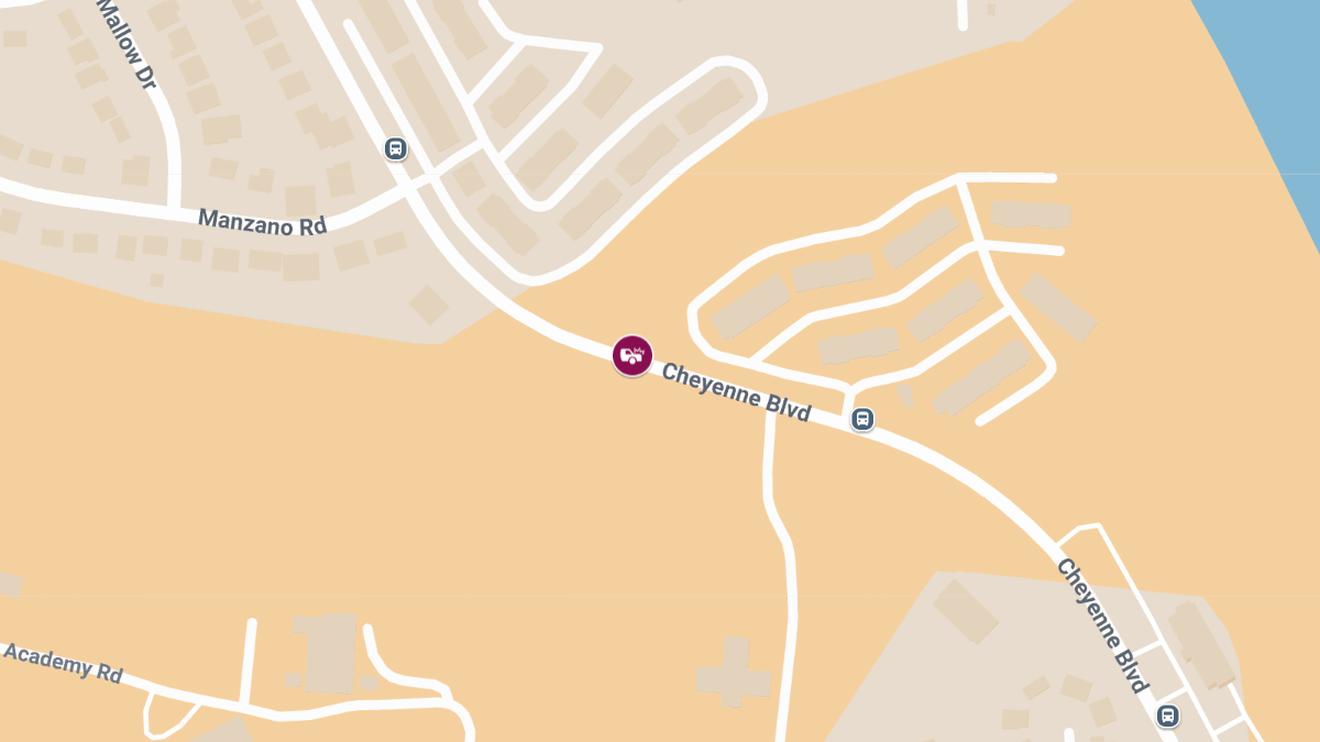 Injury Collision at 896 Cheyenne Blvd