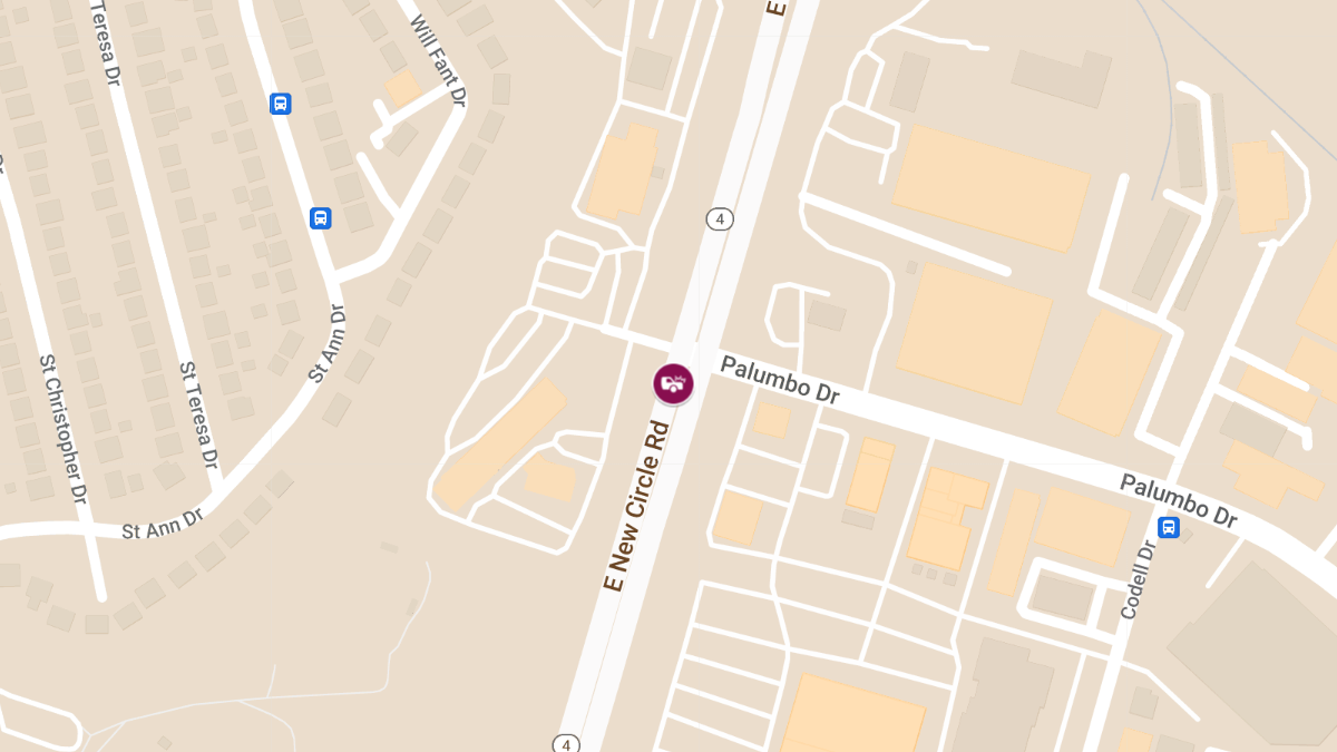 Injury Collision at Alumni Dr & New Circle Rd Reduces Traffic to One Lane