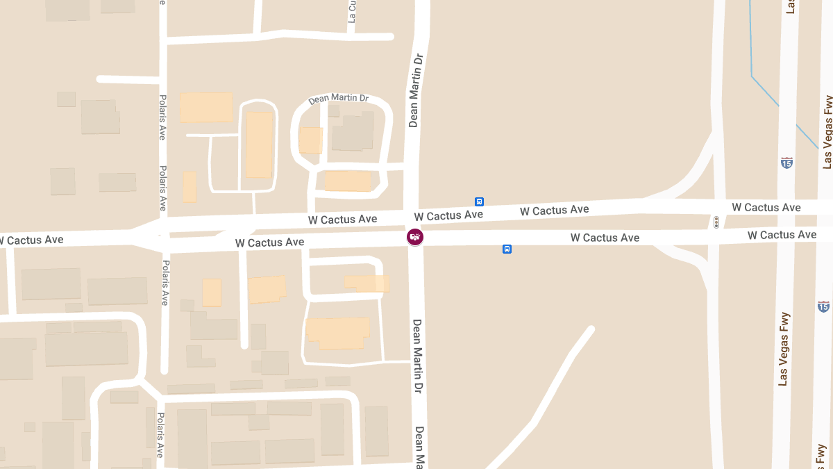Injury Collision at Dean Martin Dr & W Cactus Ave