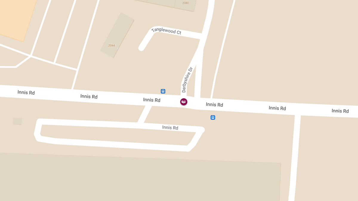 Injury Collision at Derbyshire Dr & Innis Rd