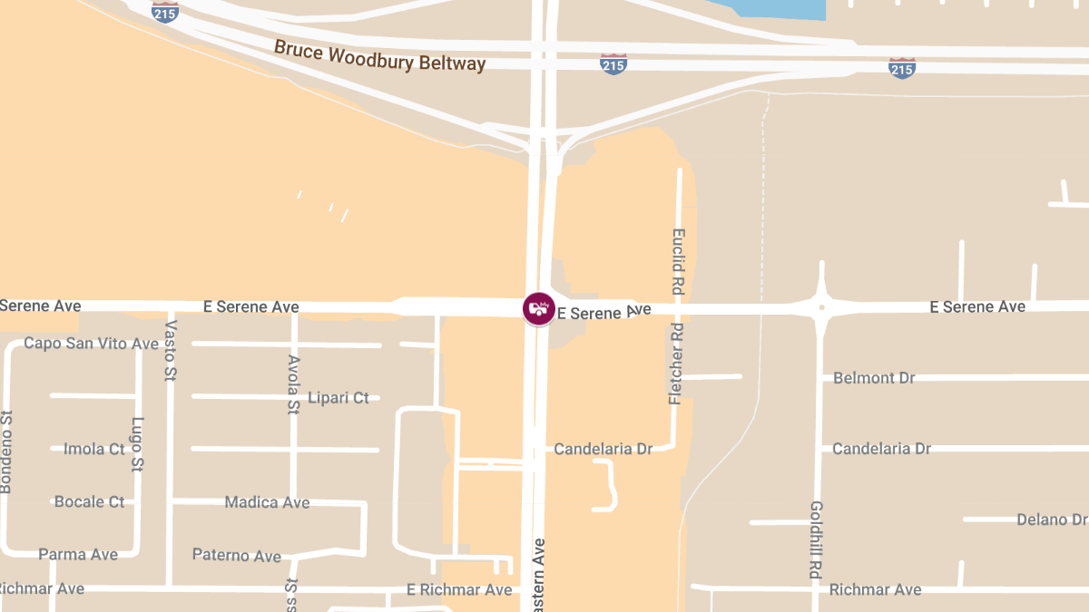 Injury Collision at E Serene Ave & S Eastern Ave