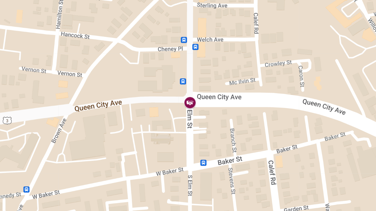 Injury Collision at Elm St & Queen City Ave
