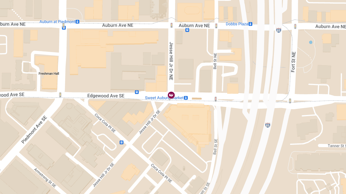 Injury Collision at Jesse Hill Jr Dr NE & Edgewood Ave NE 