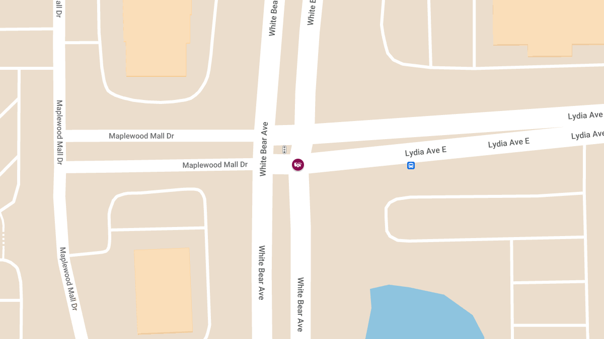 Injury Collision at Lydia Ave E & White Bear Ave N