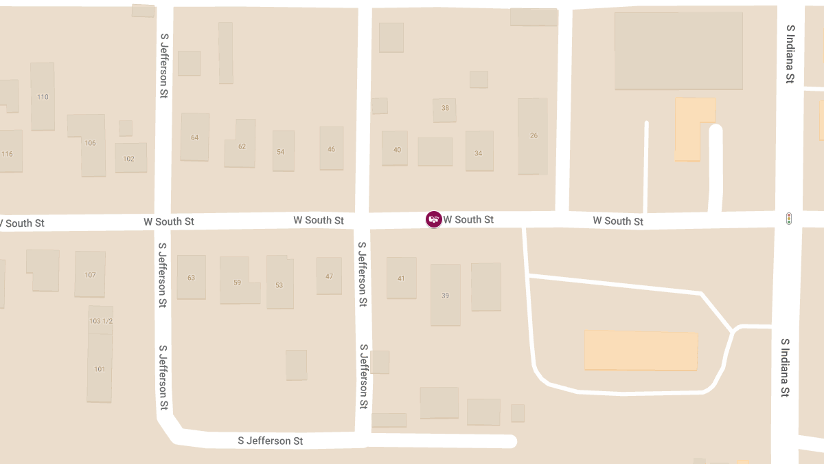 Injury Collision at McDonald's on 5 W South St