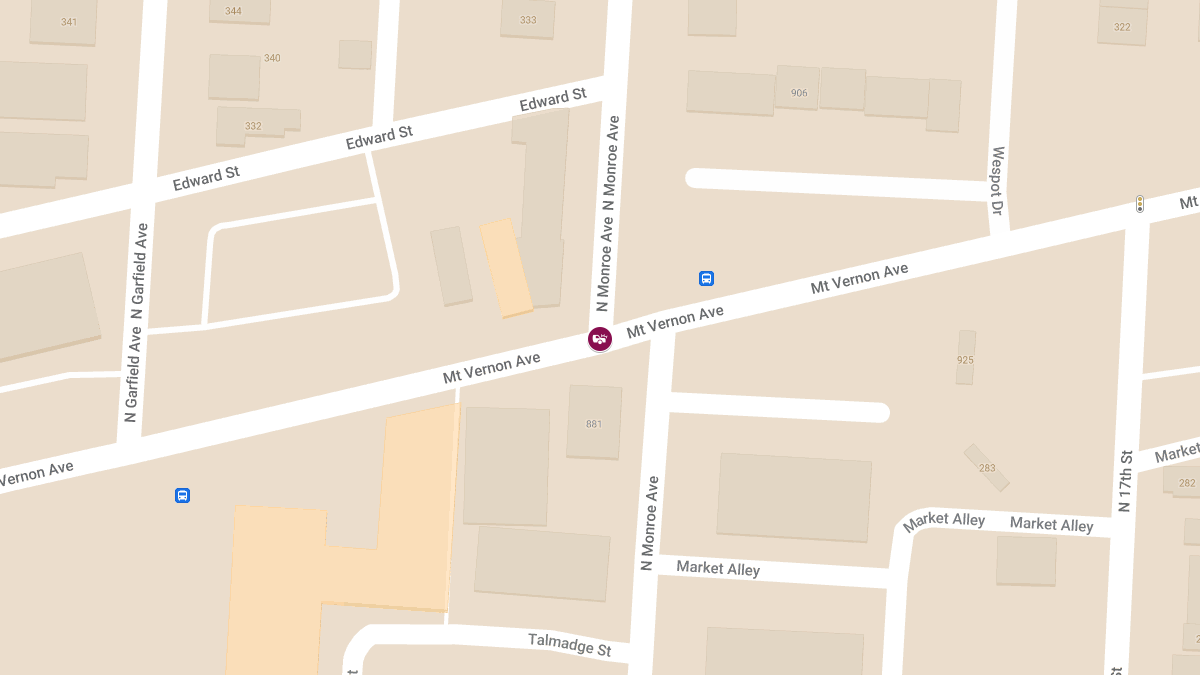 Injury Collision at Mount Vernon Ave & N Monroe Ave