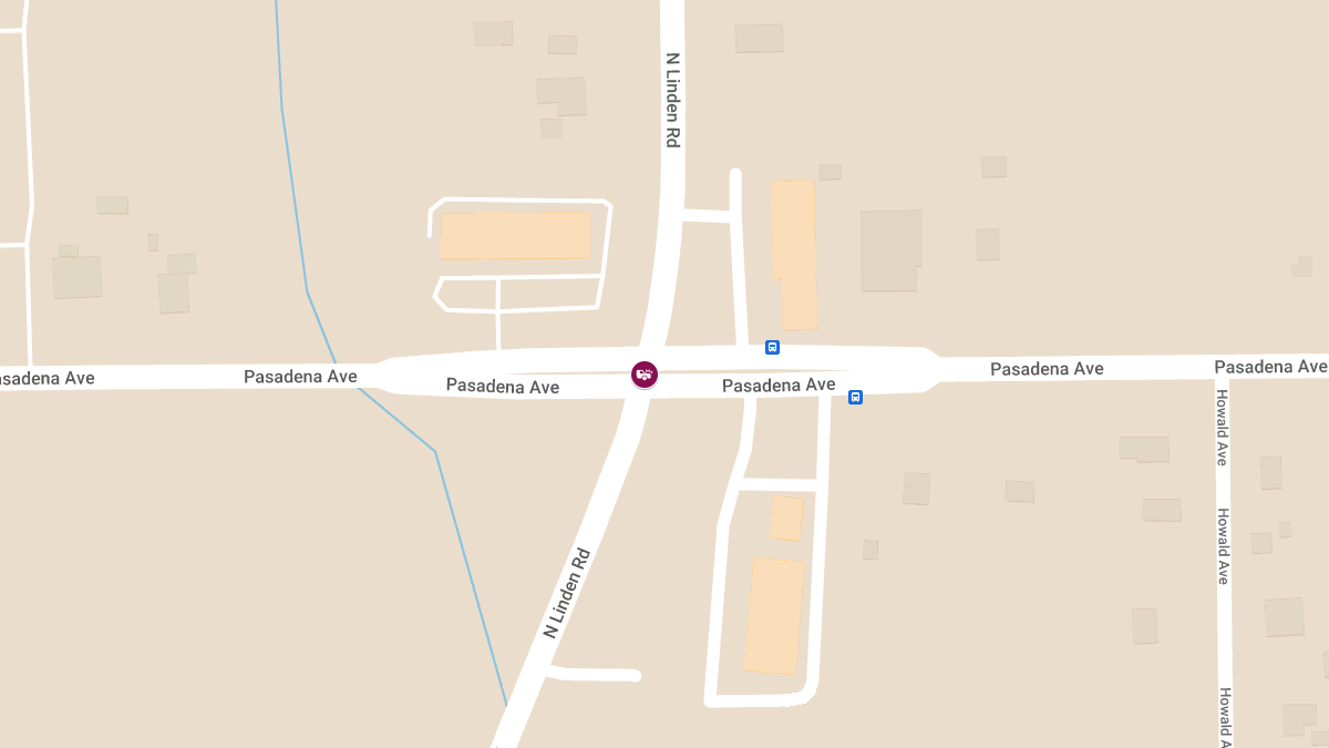 Injury Collision at N Linden Rd & W Pasadena Ave