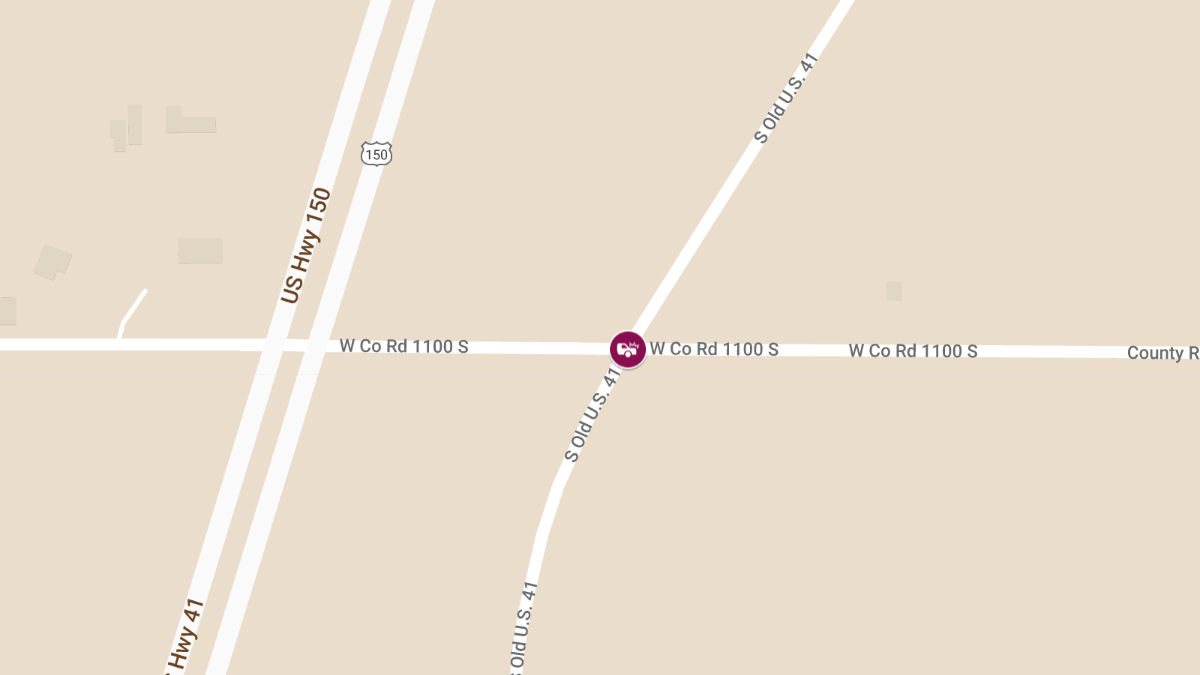 Injury Collision at Old 41 & 1100 S in Sullivan