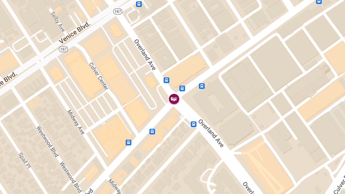 Injury Collision at Overland Ave & Washington Blvd