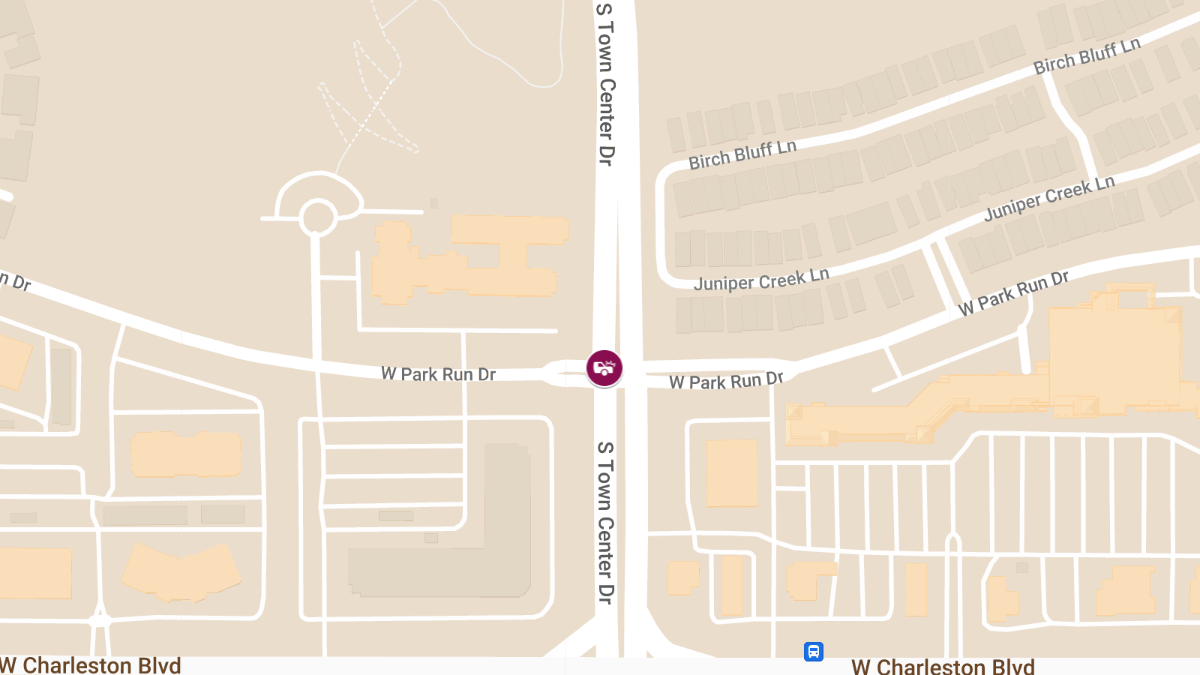 Injury Collision at Park Run Dr & S Town Center Dr