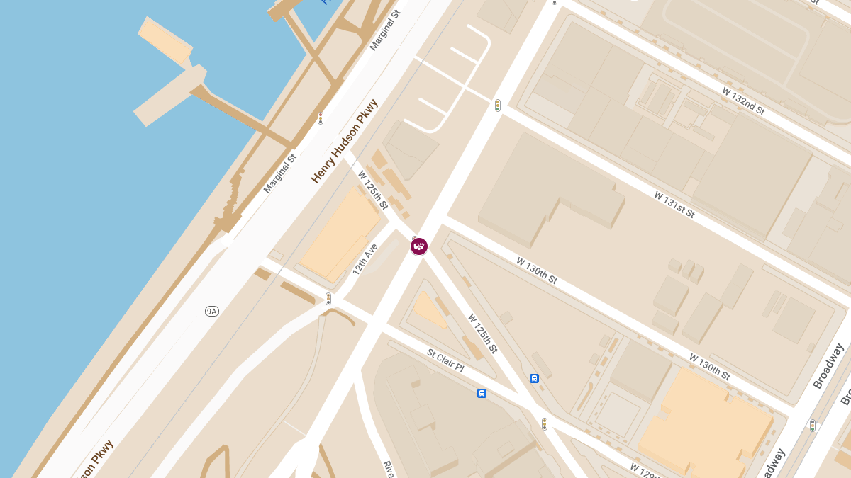 Injury Collision at Riverside Dr & W 125th St