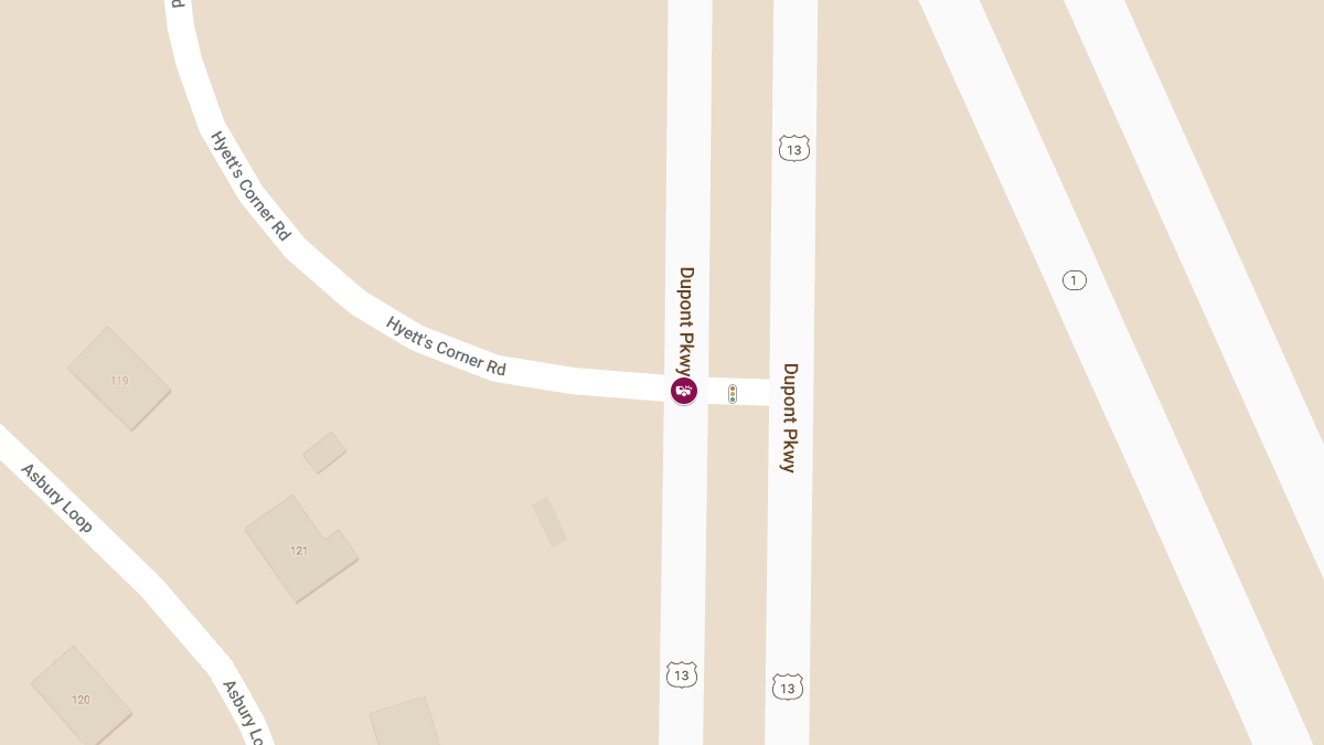 Injury Collision at Rte 13 & Hyetts Corner Rd