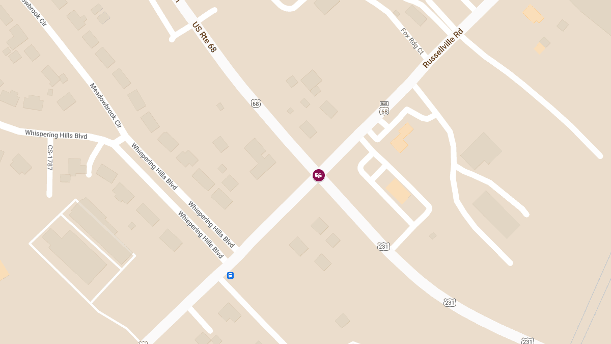 Injury Collision at Russellville Rd & Veterans Memorial