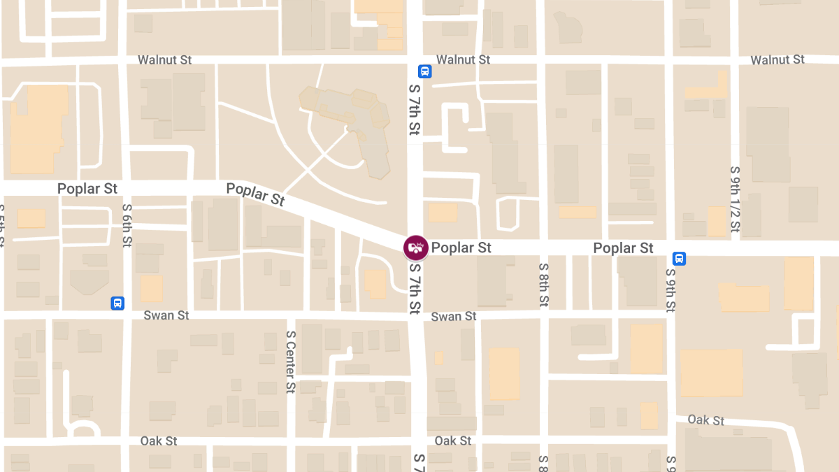 Injury Collision at S 7th St & Poplar St