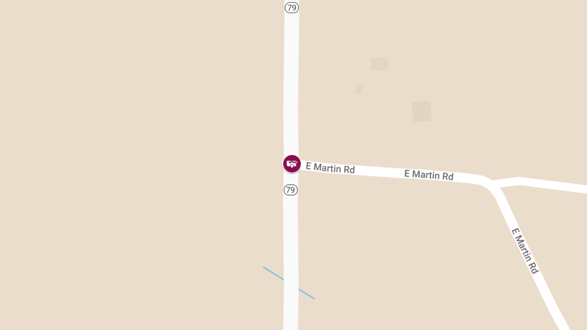 Injury Collision at SR-79 & E Martin Rd