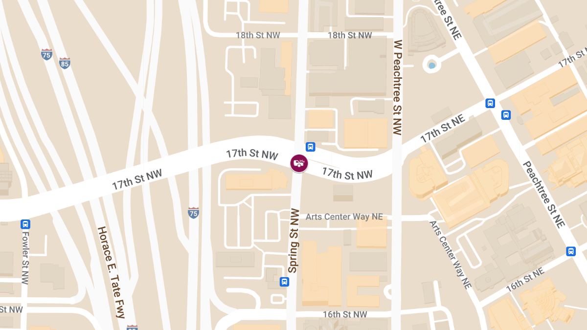 Injury Collision at Spring St NW & 17th St NW