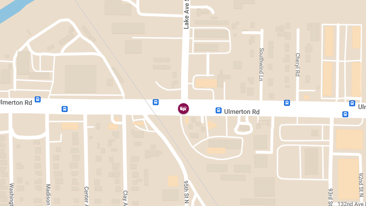 Injury Collision at Ulmerton Rd & Lake Ave SE