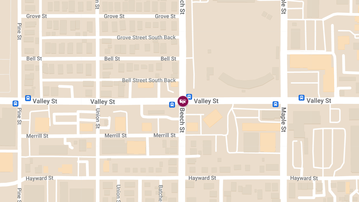 Injury Collision at Valley St & Beech St