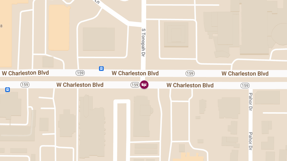 Injury Collision at W Charleston Blvd & S Tonopah Dr