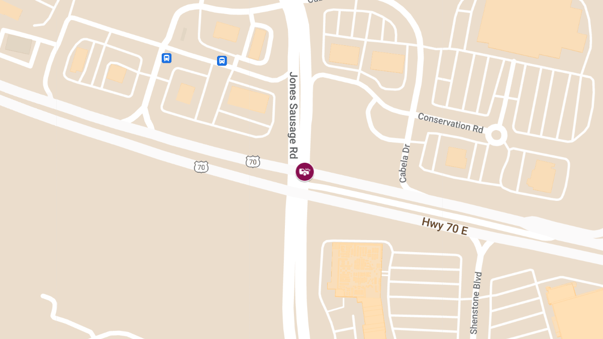 Injury Collision at White Oak Rd & US 70 Hwy E
