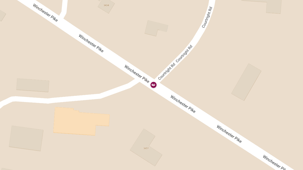 Injury Collision at Winchester Pike & Courtright Rd