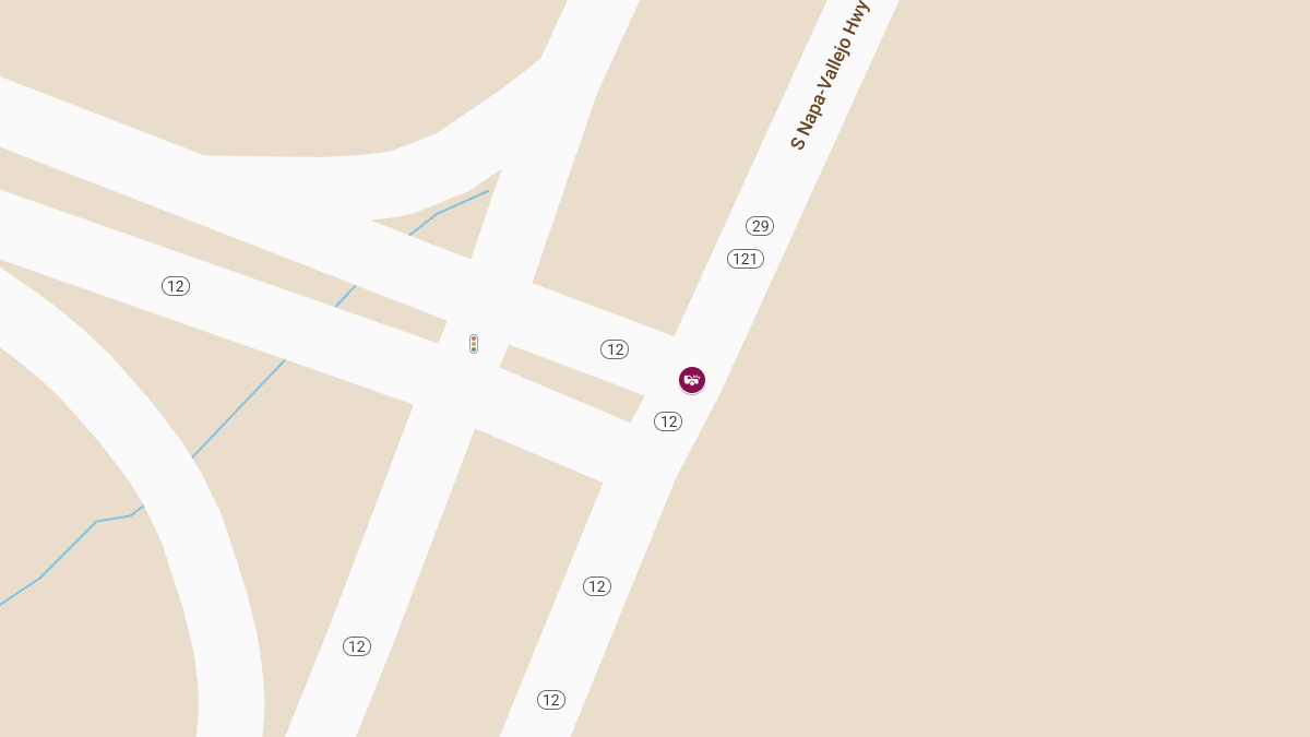 Injury Collision on CA-12 Eastbound at CA-29 Causes Delays
