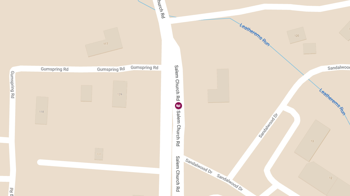 Injury Collision on Foulk Rd & Salem Church Rd