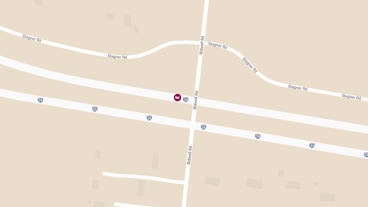 Injury Collision on I-24 E at MM 32.2