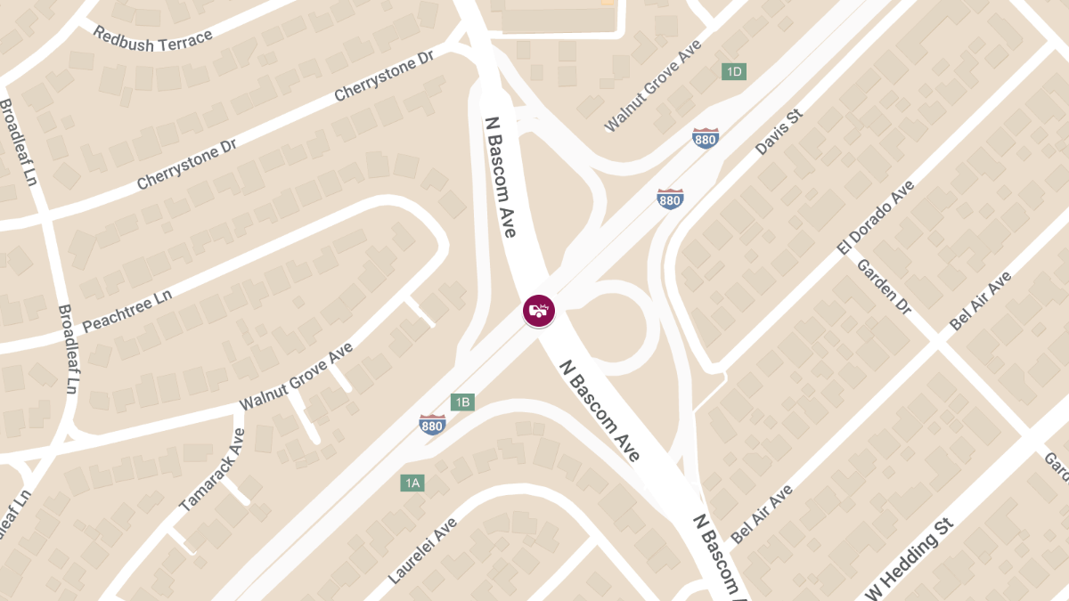 Injury Collision on I-880 S at N Bascom Ave, Off-Ramp Closed