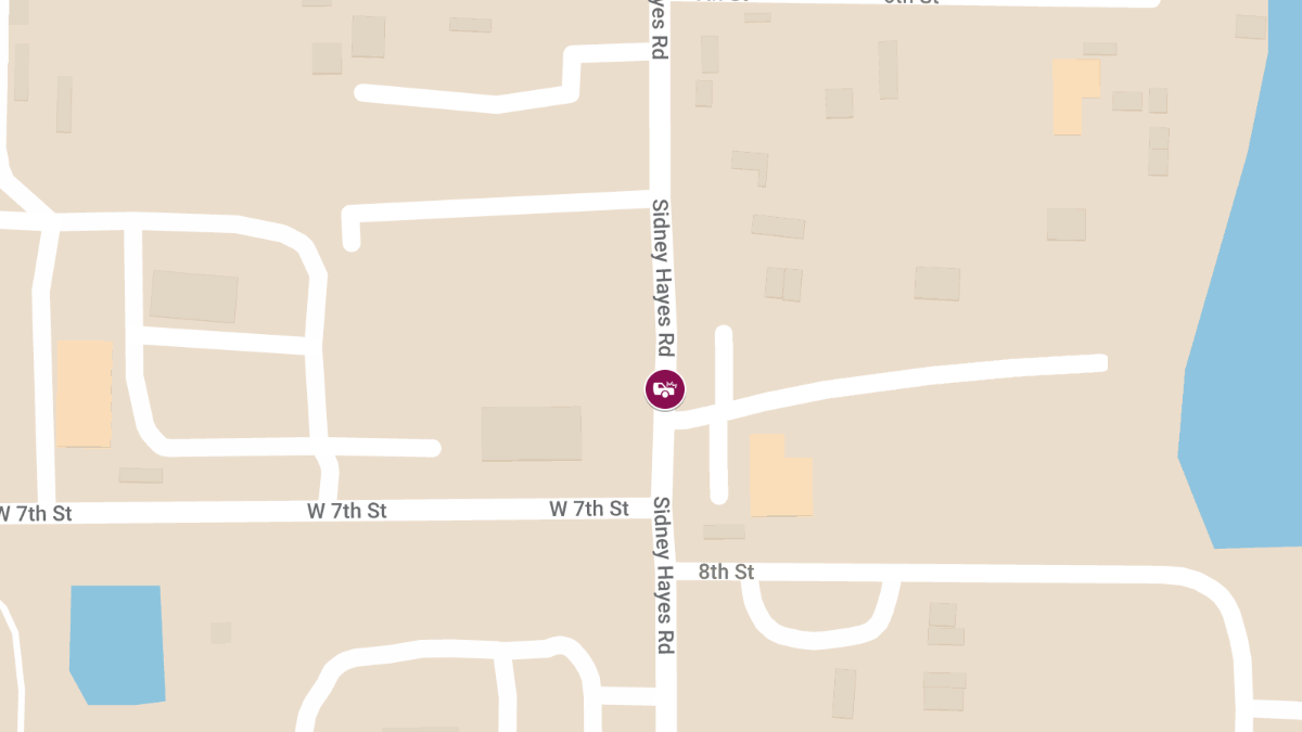 Injury Collision on Land Street E at Sydney Hayes Rd