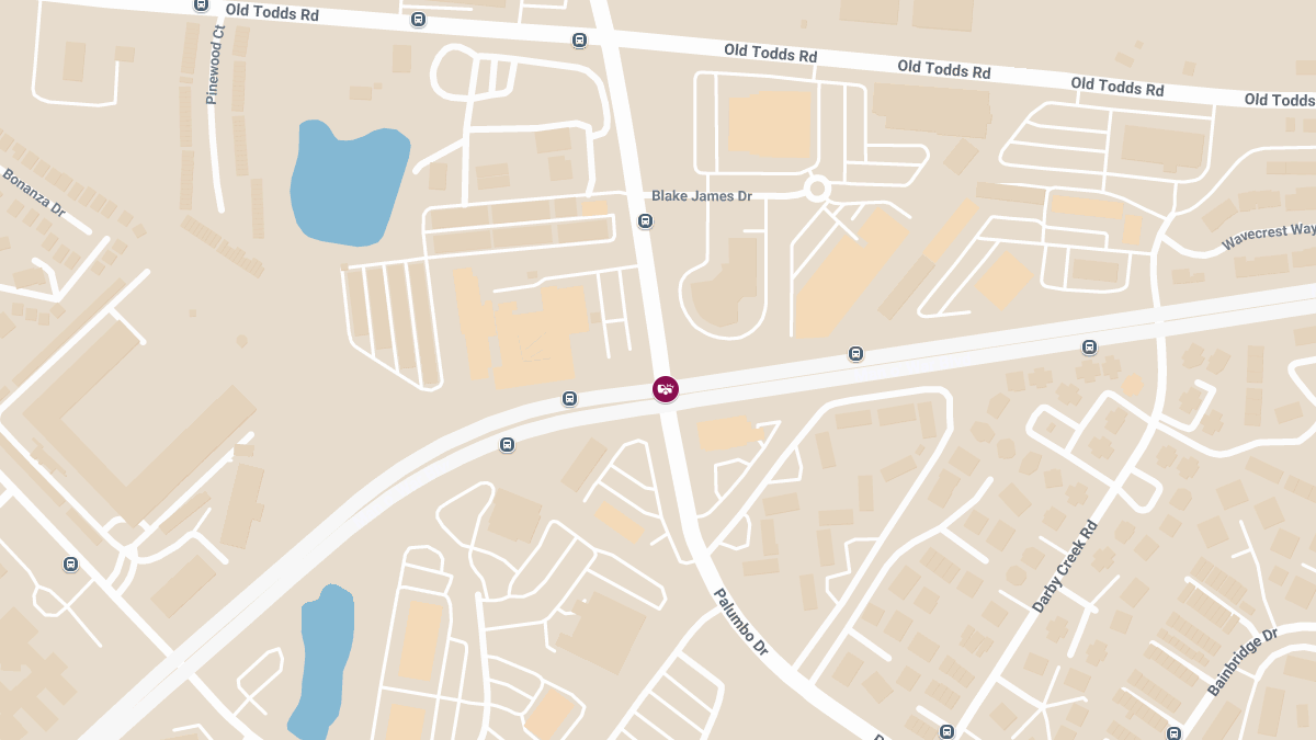 Injury Collision on Man O’ War Blvd at Palumbo Dr