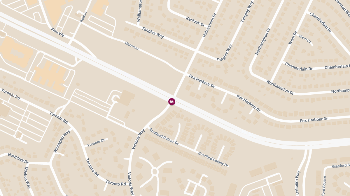 Injury Collision on Man O’ War Blvd at Victoria Way