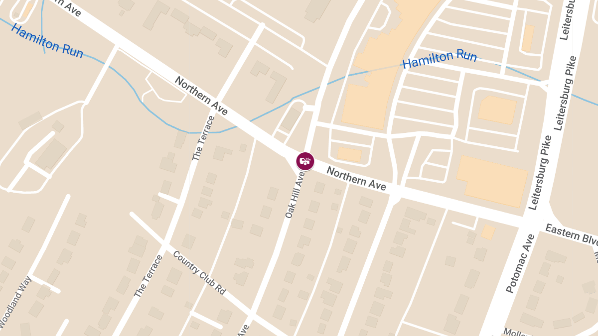 Injury Collision on Oak Hill Ave Near Northern Ave