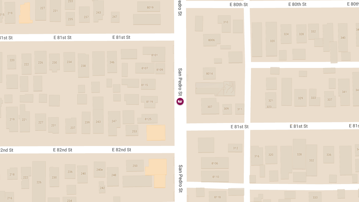 Injury Collision on S San Pedro St