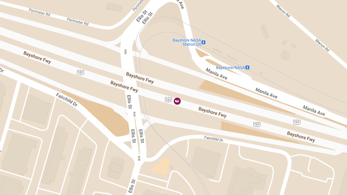 Injury Collision on US-101 North Near Ellis St