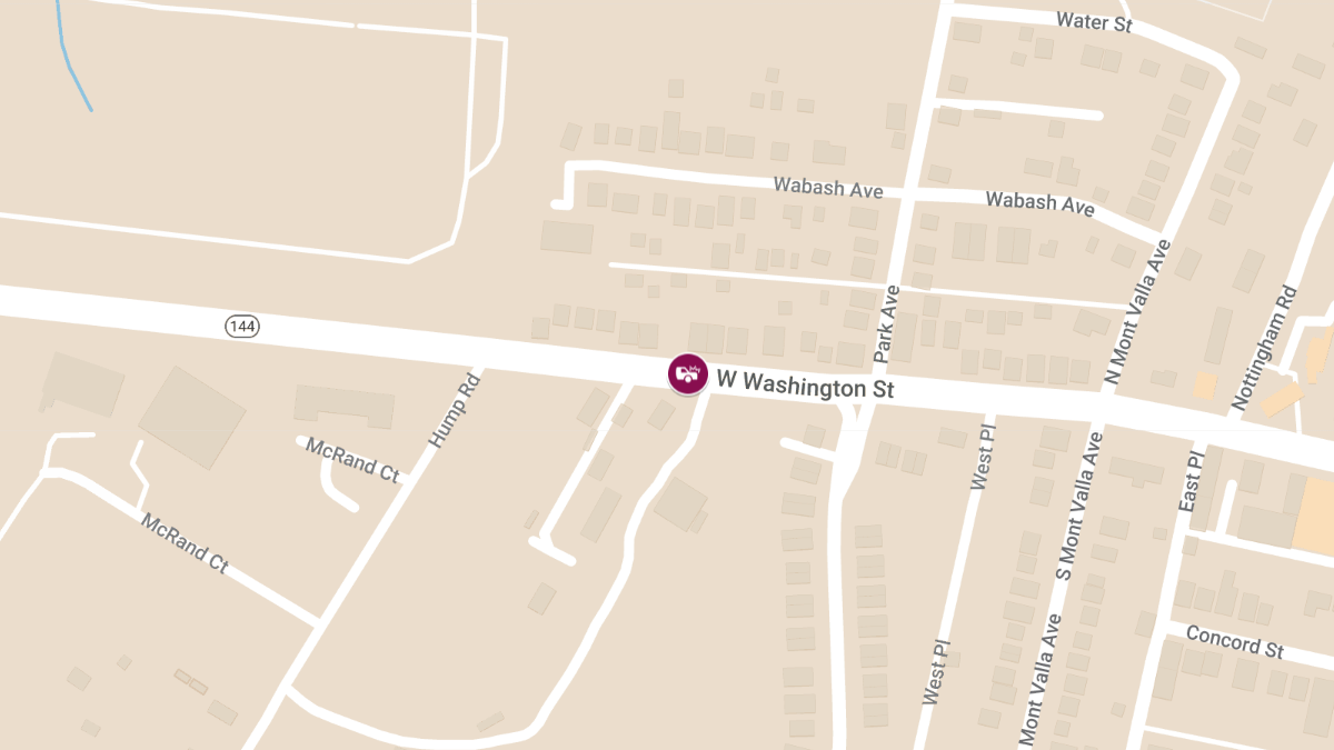 Injury Crash on W Washington Ave