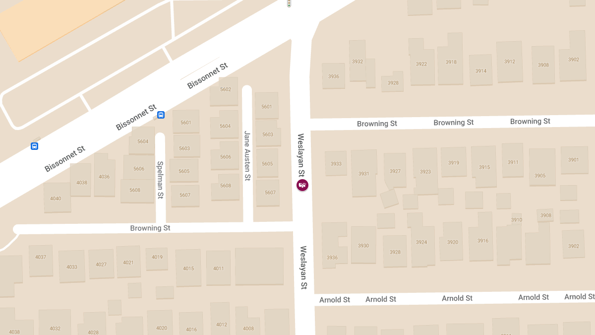 Injury Collision on Weslayan St