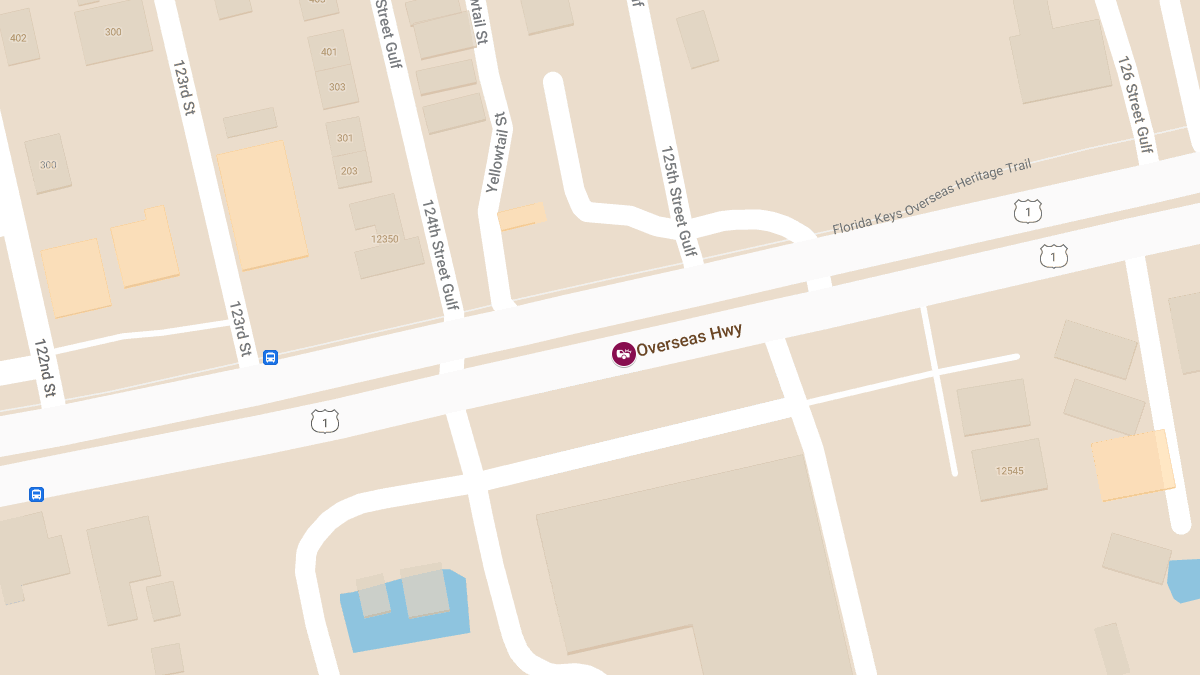 Injury Crash Blocks Lanes on Overseas Hwy (US-1 NB) at MM48