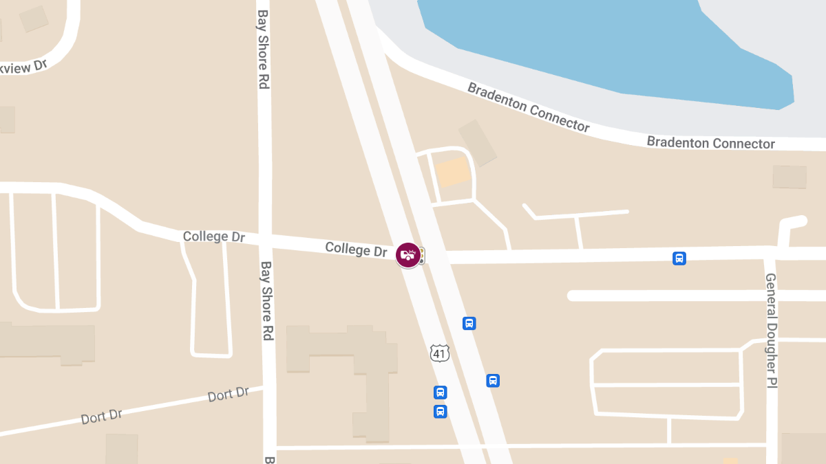 Injury Crash Blocks SB Lanes on N Tamiami Trl at General Spaatz Blvd
