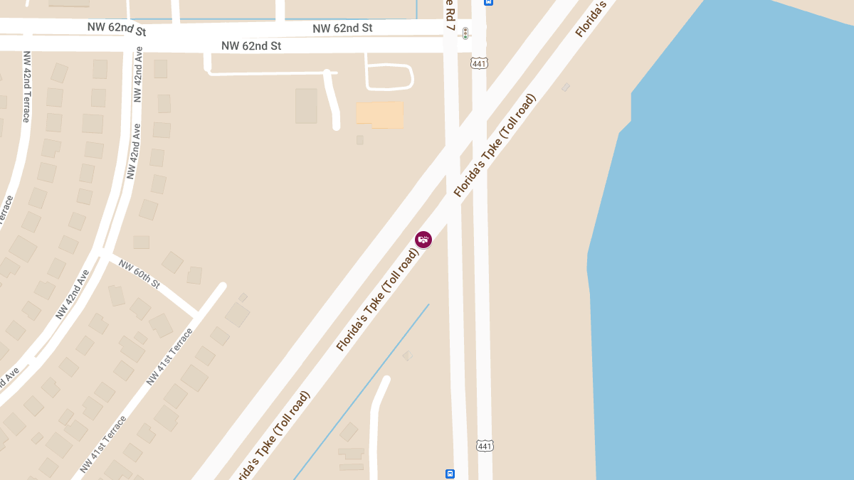 Injury Crash Causes Major Delays on Florida's Tpke SB at MM62