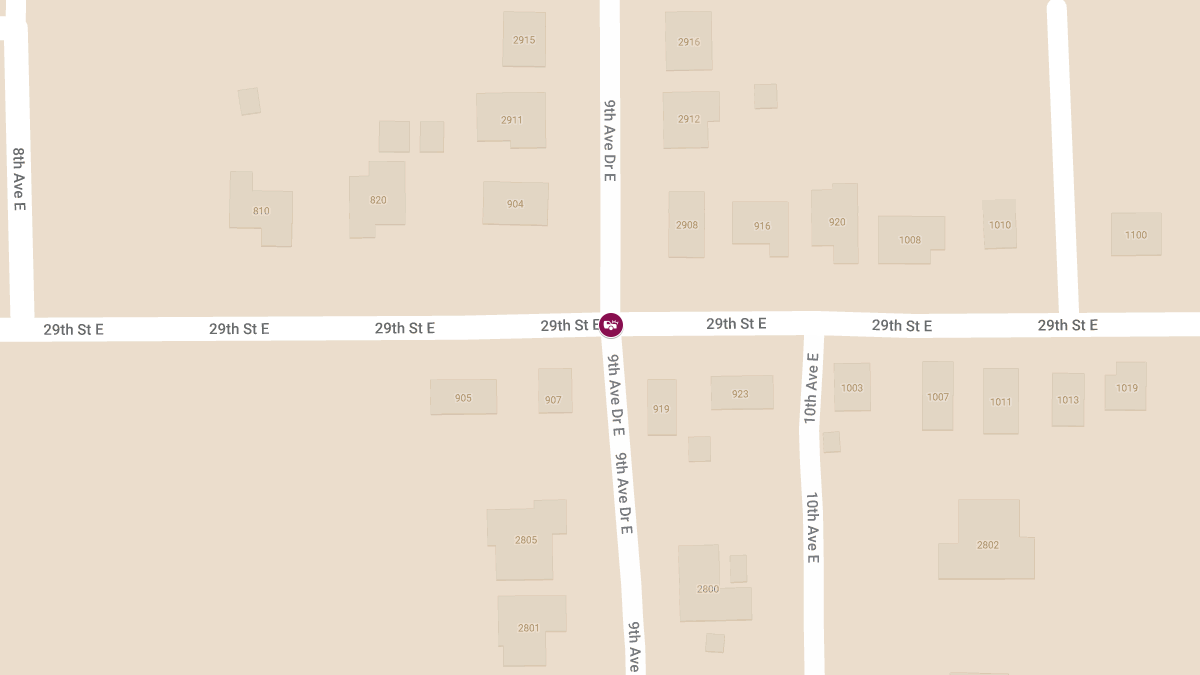 Injury Crash Causes Roadblock at 9th Ave Dr E & 29th St E