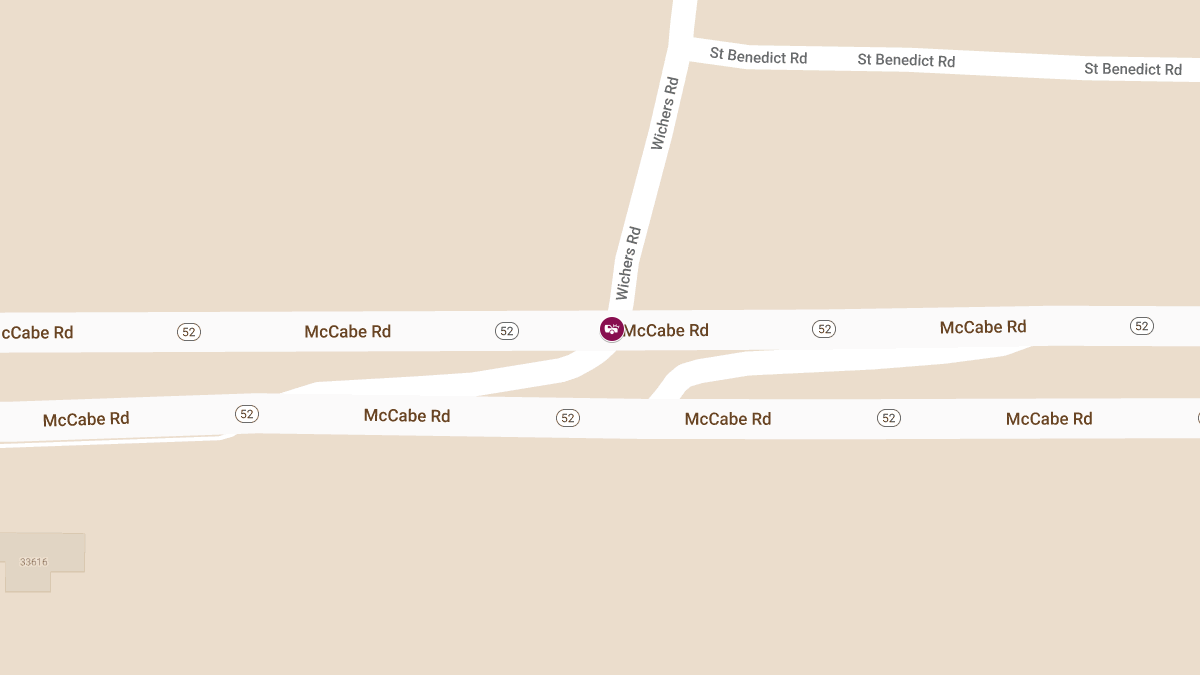 Injury Crash Causes Roadblock at McCabe Rd and Wichers Rd